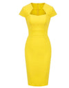 Vestido Vintage Día Amarillo