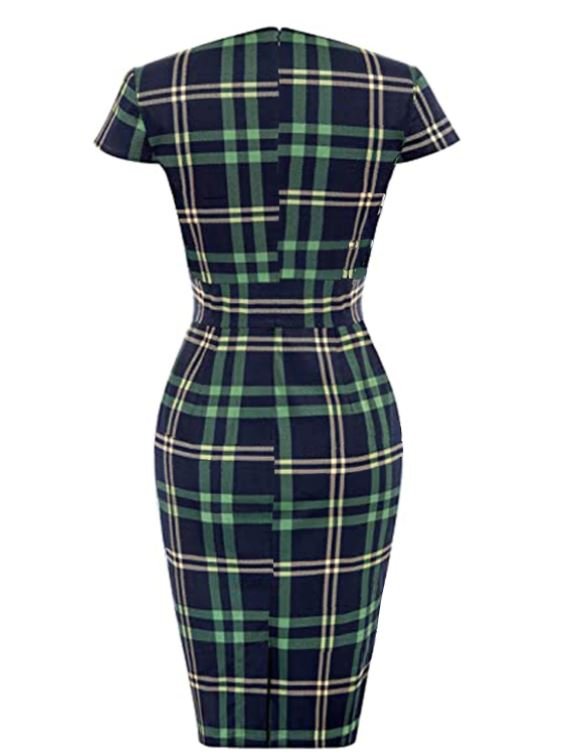 Vestido Día Vintage Verde