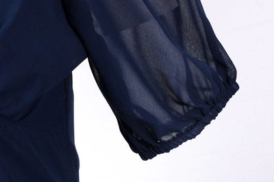 Vestido Largo Vintage 50s Azul