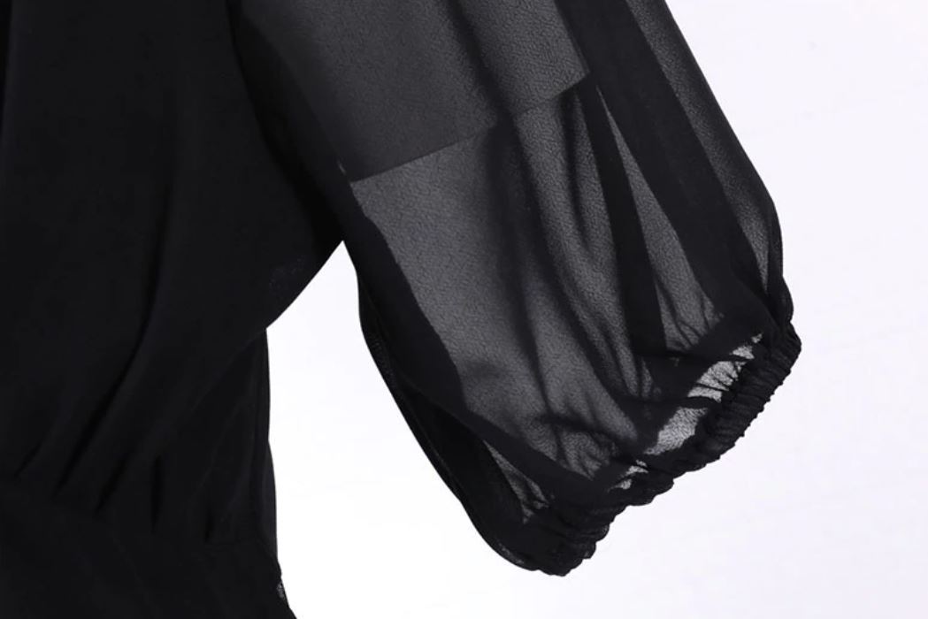 Vestido Largo Vintage 50s Negro