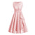 Vestido Largo Vintage 50s Rosa