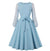 Vestido Largo Vintage Azul Boho