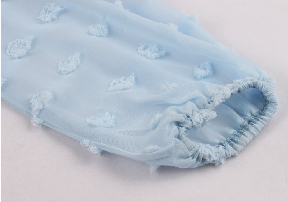 Vestido Largo Vintage Azul Boho