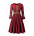 Vestido Largo Vintage Boho Rojo
