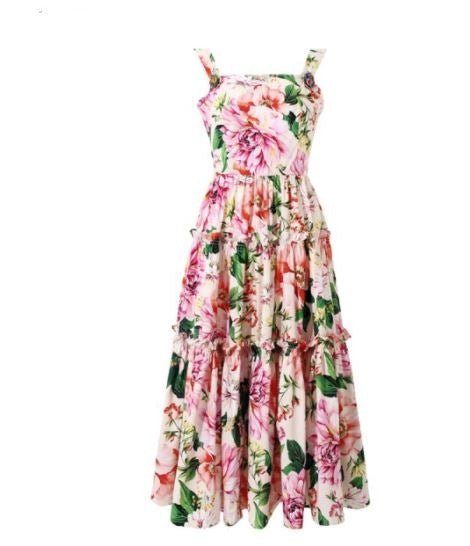 Vestido Vintage De Amor Floral