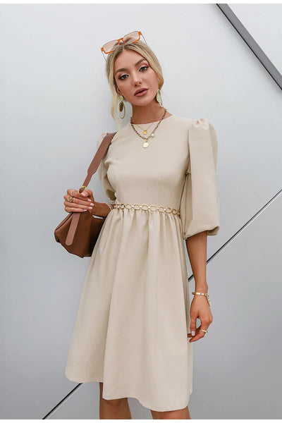 Vestido Vintage De Manga 3/4