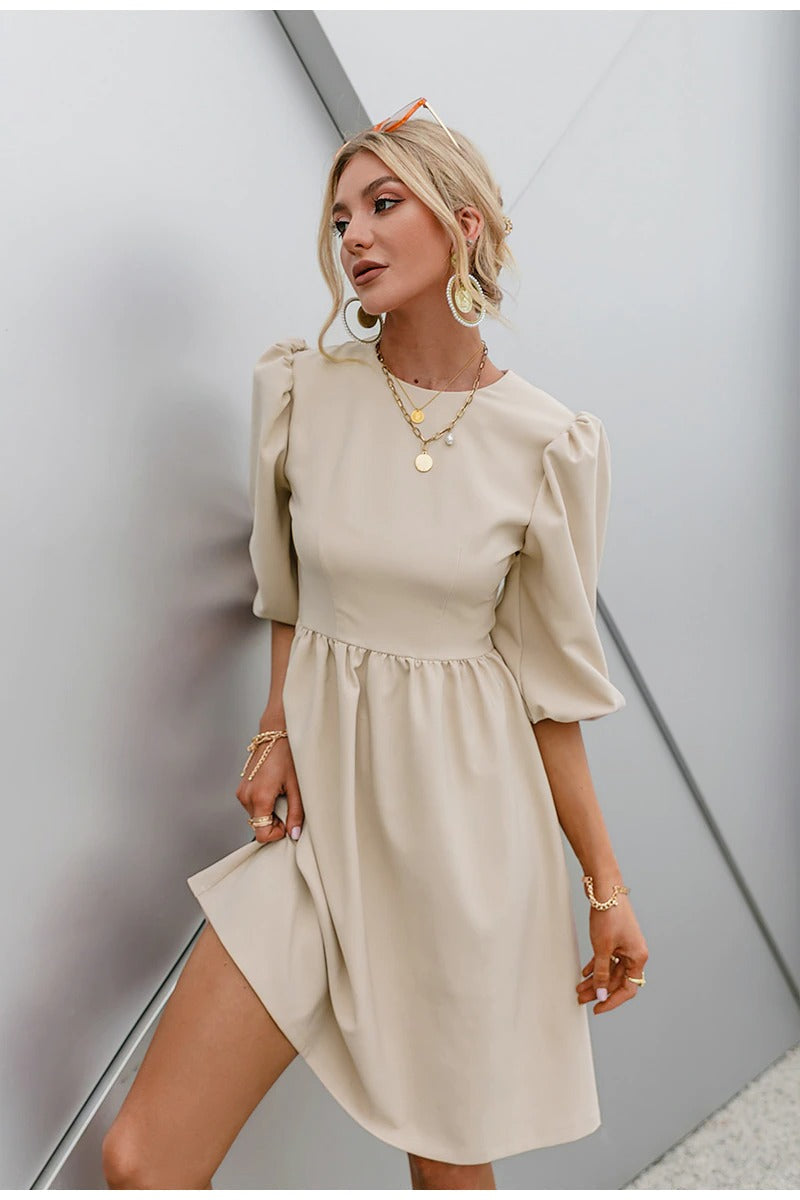 Vestido Vintage De Manga 3/4