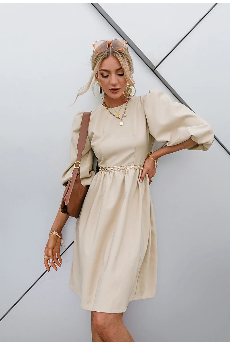 Vestido Vintage De Manga 3/4