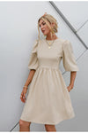 Vestido Vintage De Manga 3/4