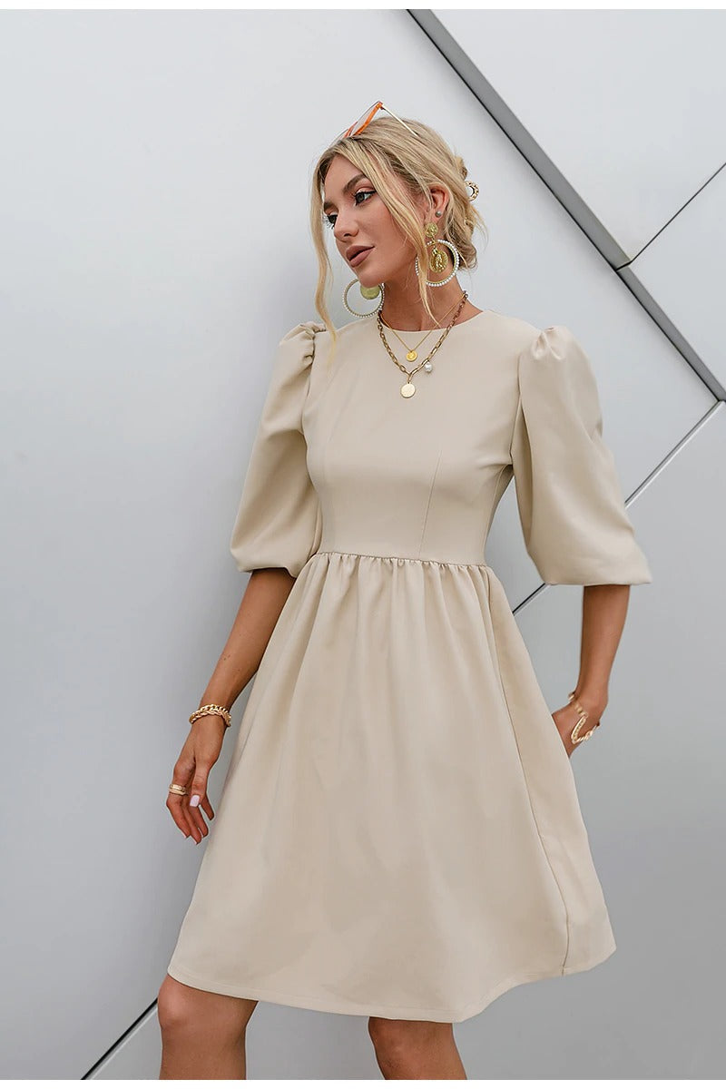 Vestido Vintage De Manga 3/4