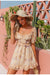 Vestido Vintage De Manga Corta