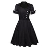 Vestido Vintage De Manga Alta