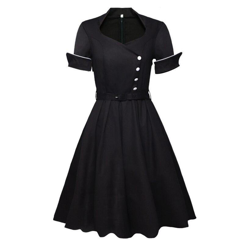 Vestido Vintage De Manga Alta