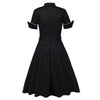 Vestido Vintage De Manga Alta