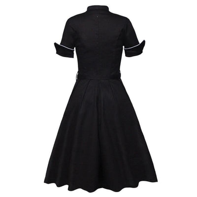 Vestido Vintage De Manga Alta