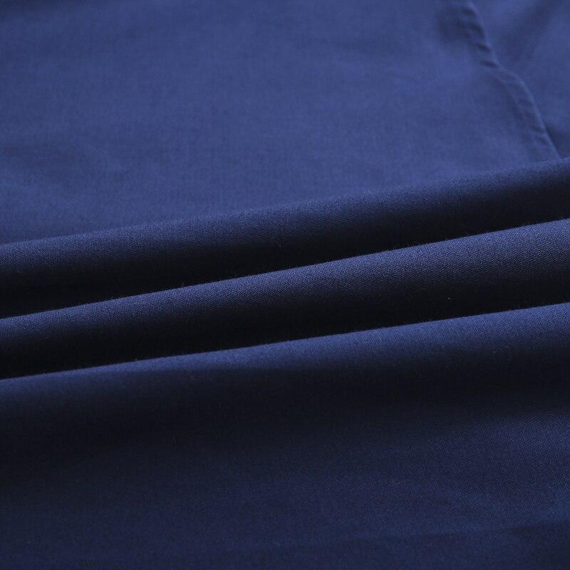 Vestido Vintage De Manga Larga Azul Marino