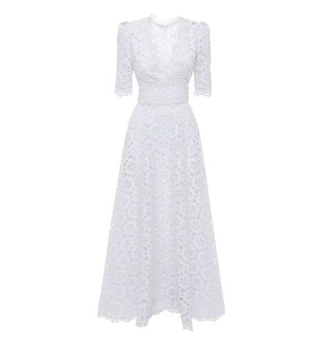 Vestido De Novia De Otoño Blanco Vintage