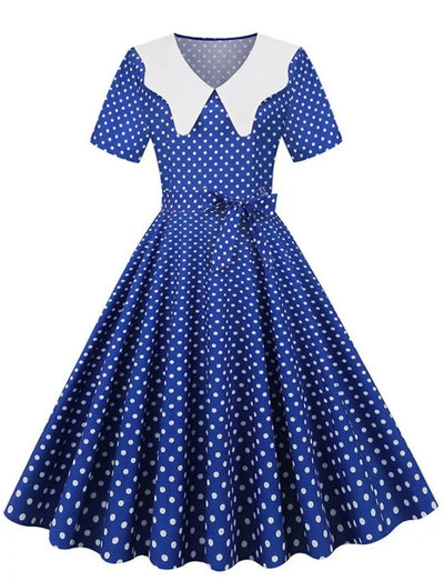 Vestido De Novia Vintage Azul Marino