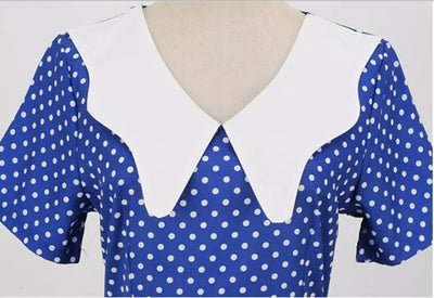 Vestido De Novia Vintage Azul Marino