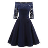 Vestido De Novia Años 60 Azul Marino