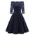 Vestido De Novia Años 60 Azul Marino