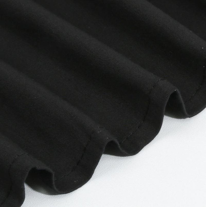 Vestido Estilo Bustier Azul Con Lunares De Los Años 50