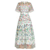 Vestido Vintage Moderno Blanco