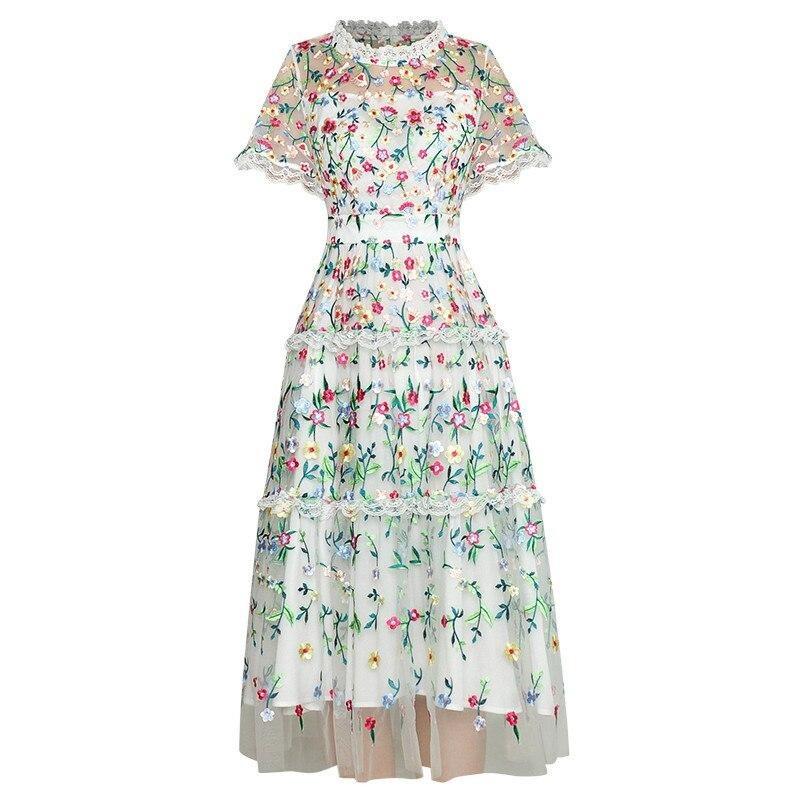 Vestido Vintage Moderno Blanco