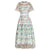 Vestido Vintage Moderno Blanco