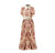 Vestido Vintage Rosa Moderno