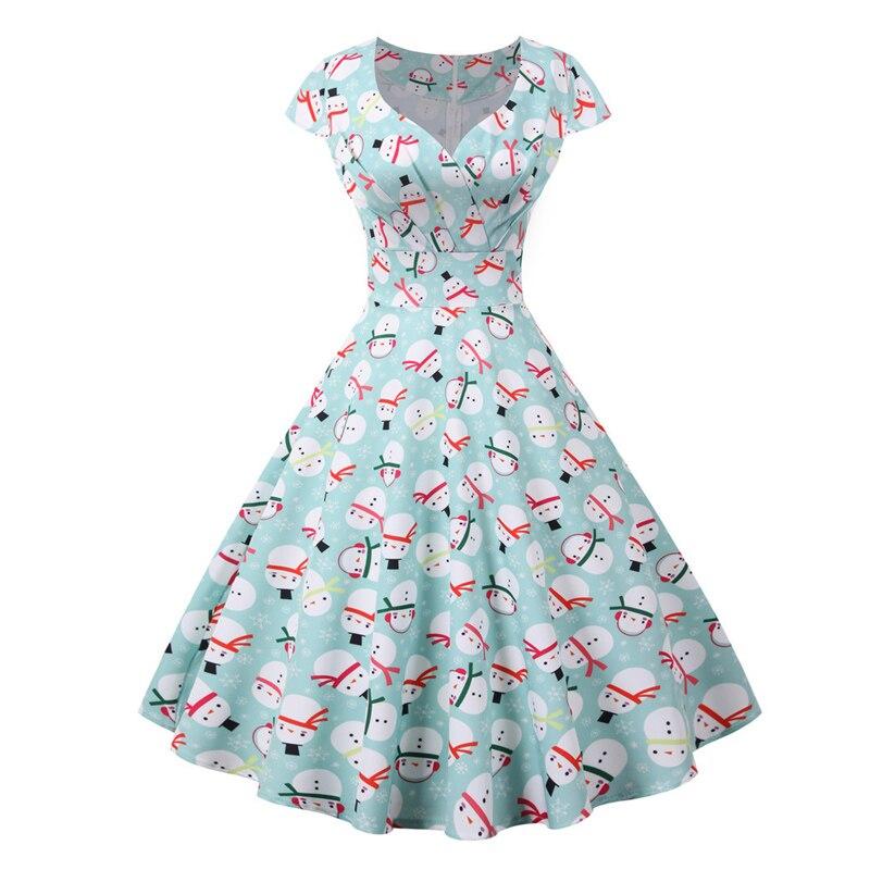 Vestido Vintage Navideño Sky Plus Size