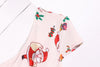 Vestido Vintage Navideño Rosa Talla Grande