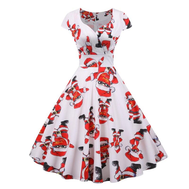 Vestido De Navidad De Los Años 50