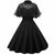 Vestido Vintage Negro Con Velo