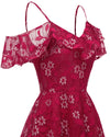 Vestido Vintage Burdeos