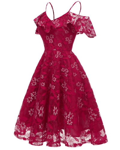 Vestido Vintage Burdeos