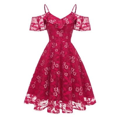 Vestido Vintage Burdeos