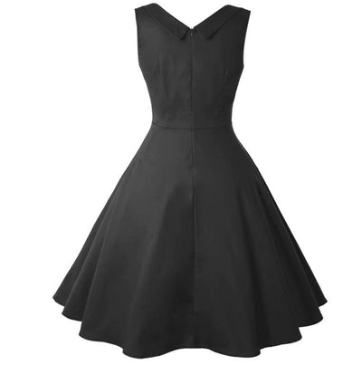 Vestido Negro De La Vendimia