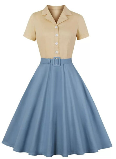 Vestido Pin-Up Vintage Años 50