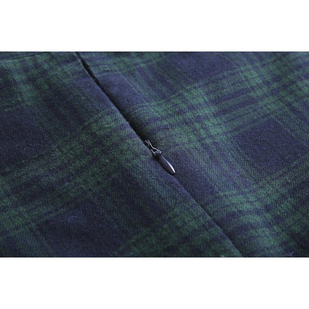 Vestido Pin Up Con Cuello De Negocios Vintage