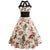 Vestido Pin-Up Vintage Floral