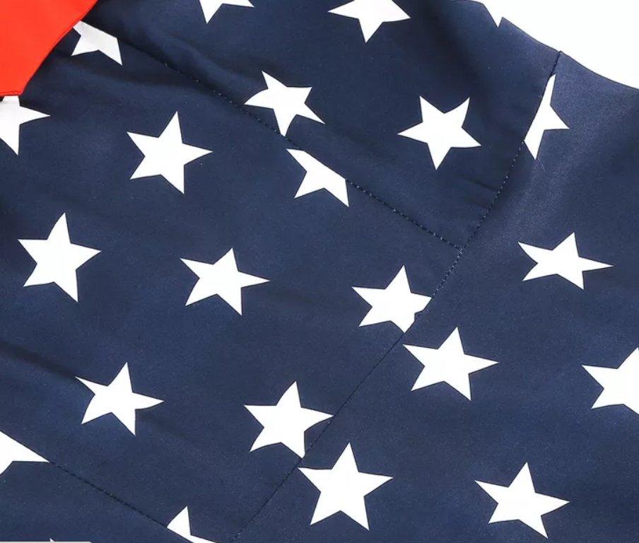 Vestido Vintage Pin Up Estampado Usa