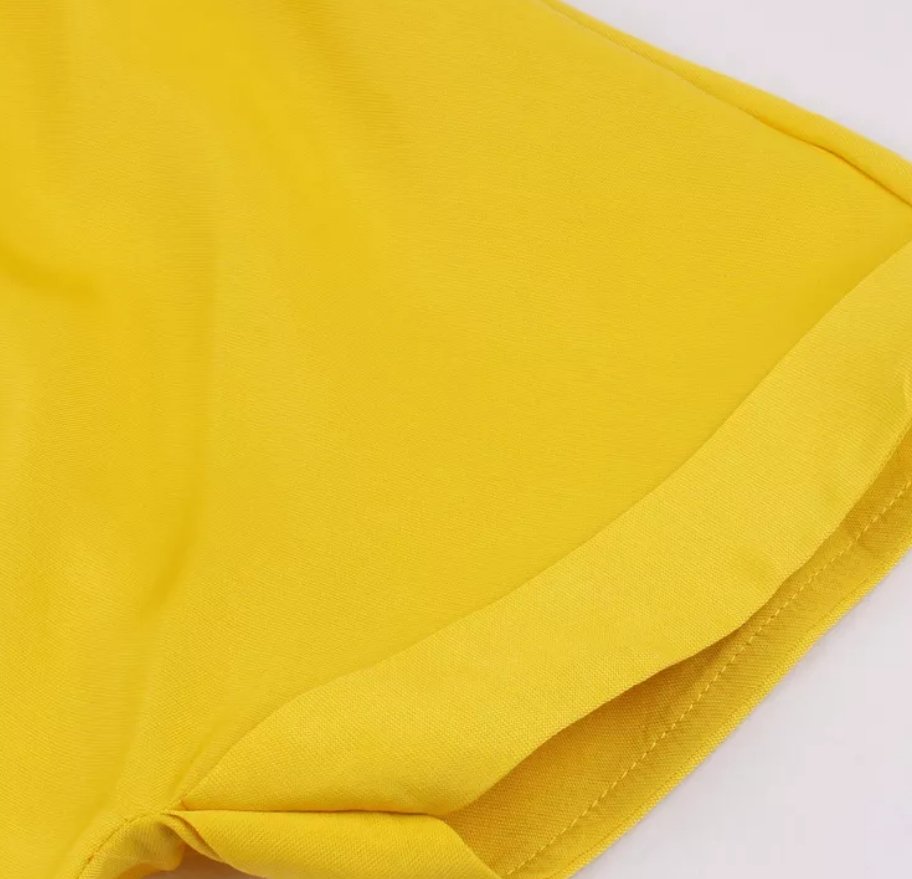 Vestido Pin Up Vintage Amarillo