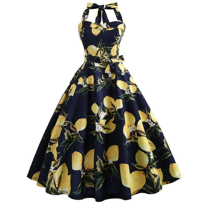 Vestido Pin Up Vintage Limón