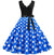 Vestido Vintage Pin Up Lunares Blancos