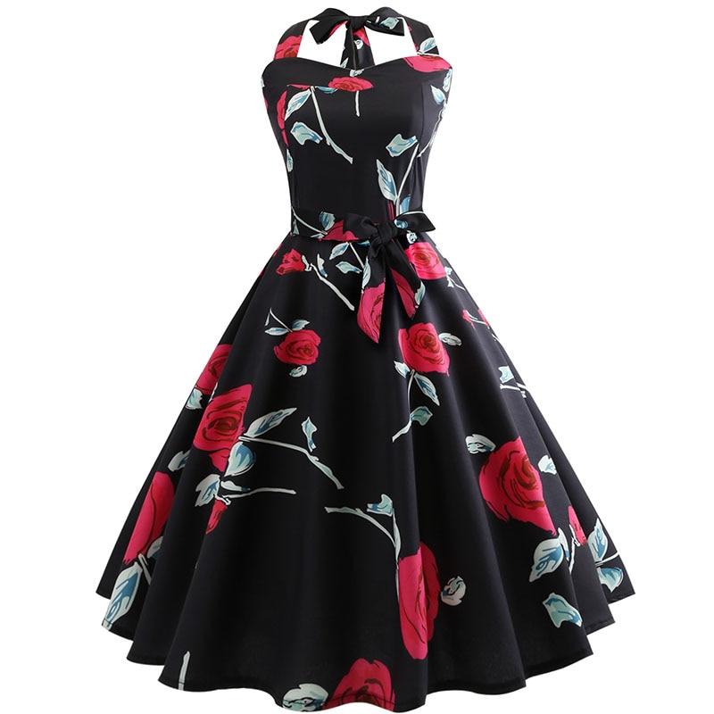 Vestido Pin Up Vintage Rosa