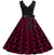 Vestido Pin Up Vintage Morado