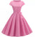 Vestido Pin Up Vintage Rosa Lunares