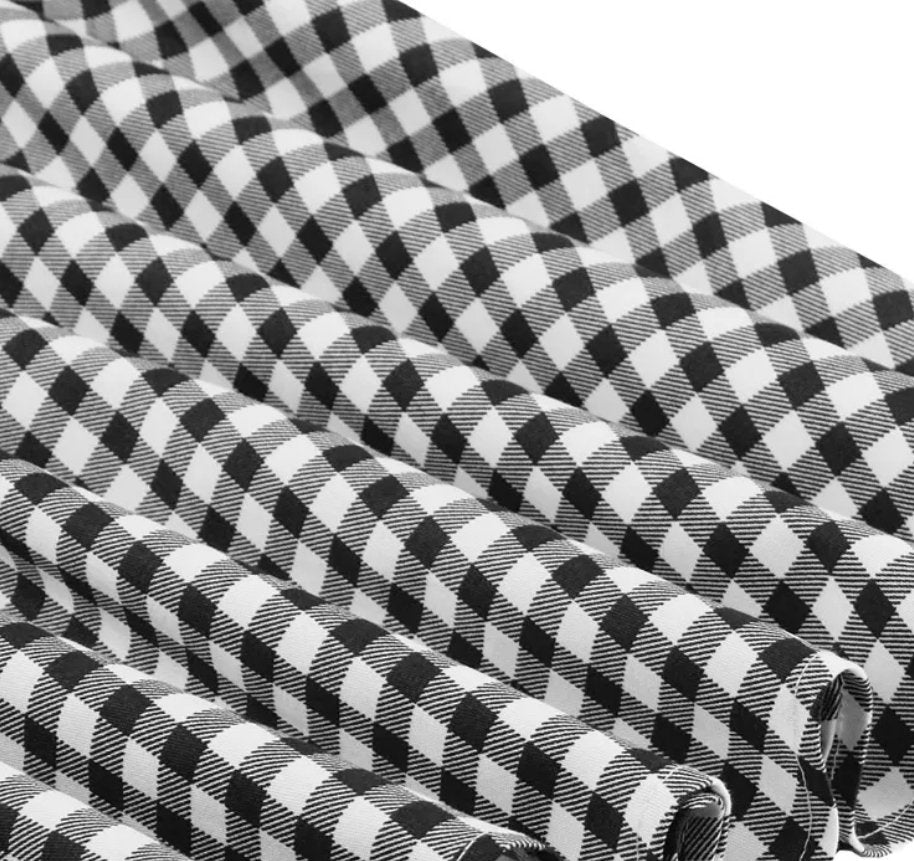 Vestido Pin Up Vintage Cuadros Negro