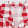Vestido Pin Up Vintage A Cuadros Rojo